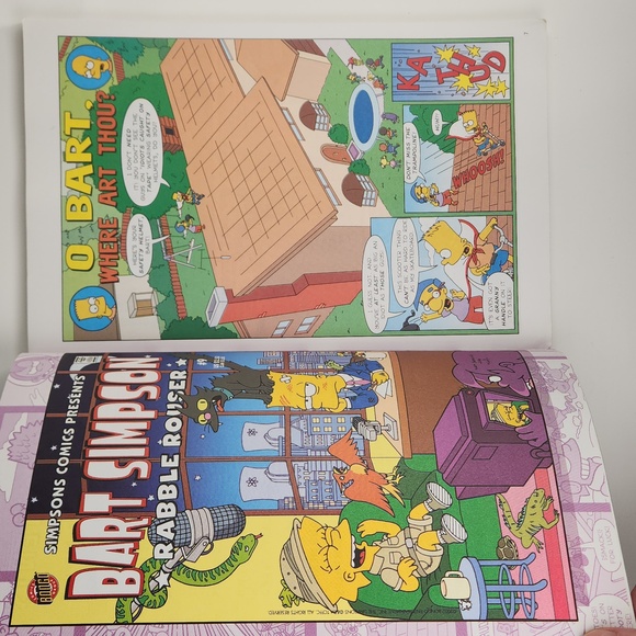 BIG BRATTY BOOK OF BART SIMPSON First Edition 2004 Softcover - Picture 6 of 14